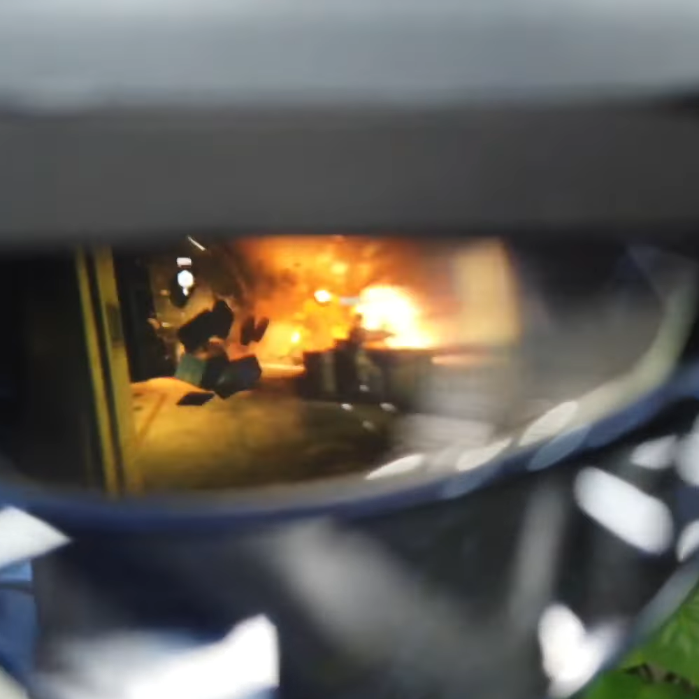 Close-up on Dream Glass Flow (POV)